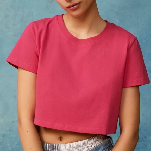 NWT Urban Outfitters Best Friend Easy Fit Light Pink Tee - Picture 5 of 5